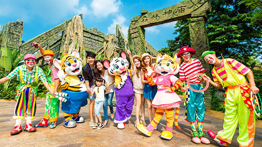 東莞玖容增壓缸公司“廣州長隆一日游”:森林神廟